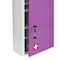 Adiroffice Large Steel Dual Locking Medication Cabinet in Purple ADI999-04-PUR-MK - alternate 4